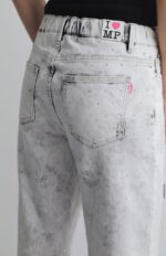I LOVE MY PANTS - Jeans Grigio Strass