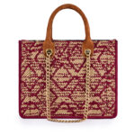 ViaMailBag - Davos Kilim Shopper Bordeaux