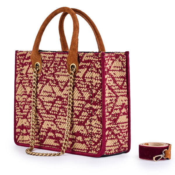 ViaMailBag - Davos Kilim Shopper Bordeaux