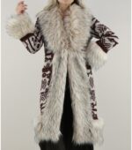 The Extreme Collection - Cappotto Ricamato Ecopelliccia