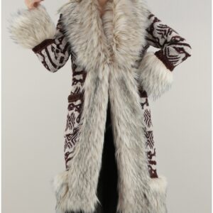 The Extreme Collection - Cappotto Ricamato Ecopelliccia