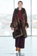 The Extreme Collection - Cappotto Ricamato Bordeaux